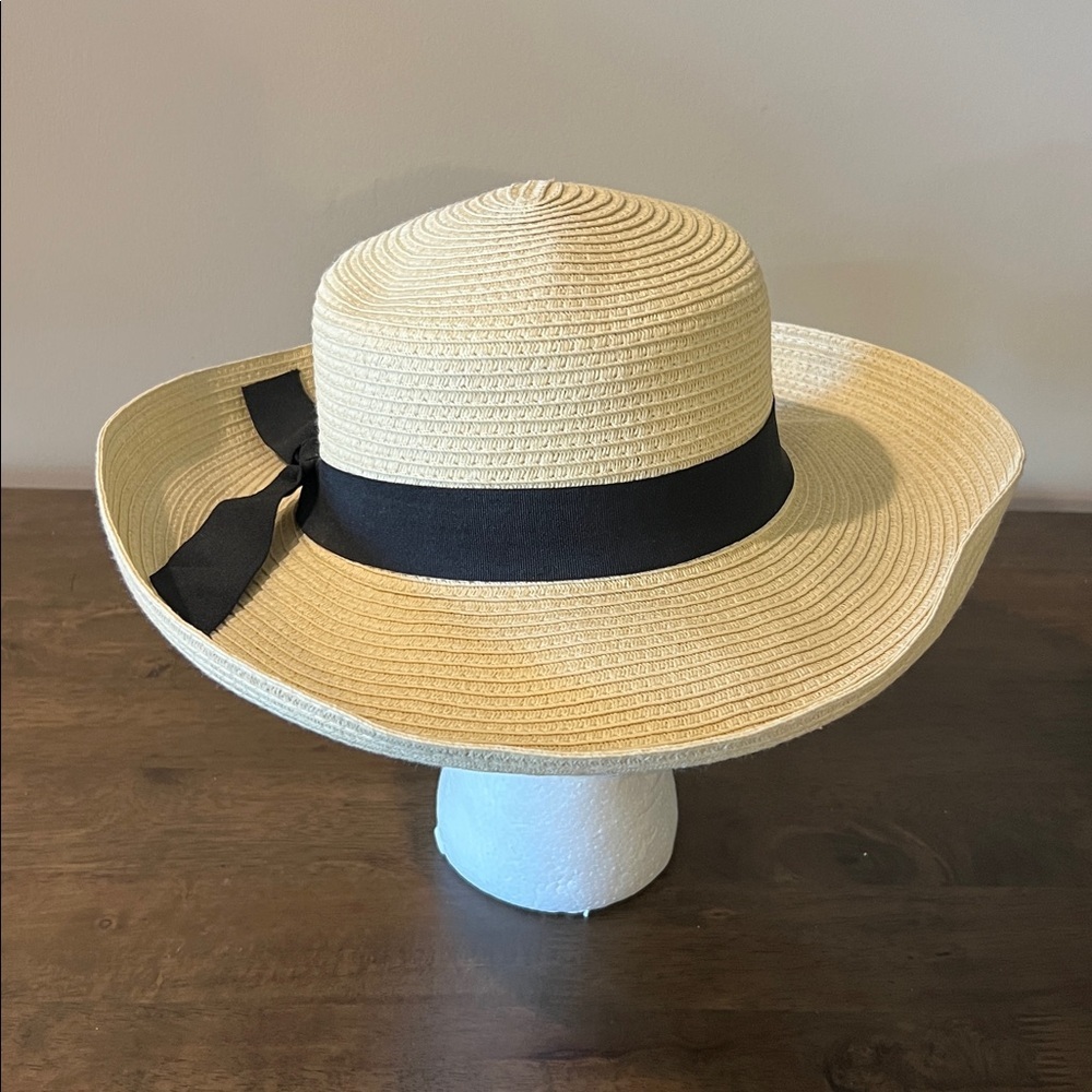 A New Day Straw Paper Hat NWT adjustable